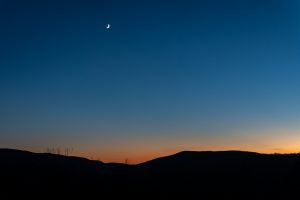 Moon over St Peters Mountain